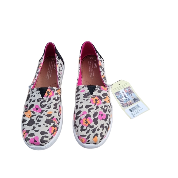 Tom's leopard print youth Size 6 - Picture 4 of 6